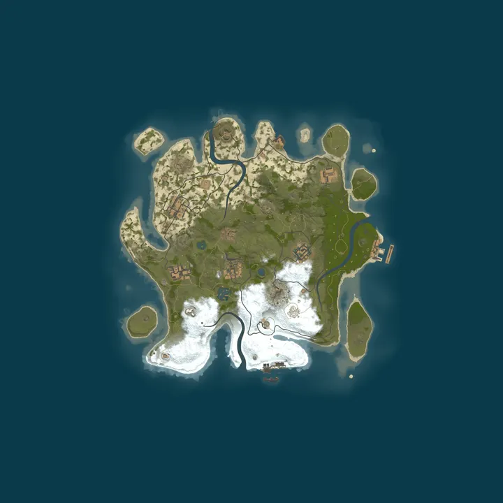 Map of Callistio's Rust Server