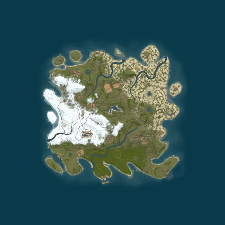 Map of Rustorious Solo/Duo/Trio