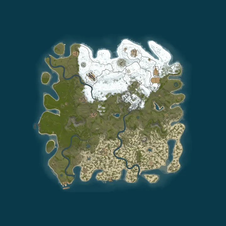 Map of [EU] SimplePVE | Clean UI | True PvE | Balanced AI & Vehicles |