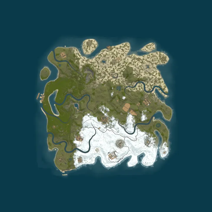 Map of Cinematic & Testing Server - Blooprint