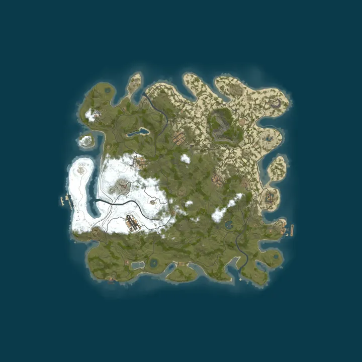 Map of Lord Jesus Rust Server