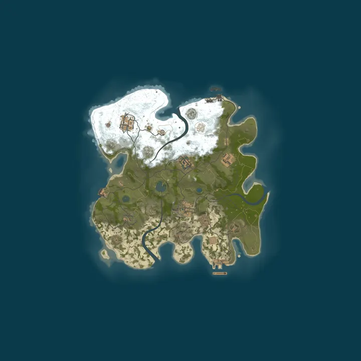 Map of Rust @ ServerProject.net