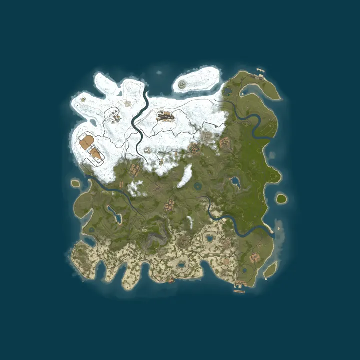 Map of Rusty Zombie 4Netplayers