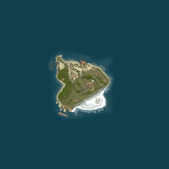 Map of [EU] LunaRust x1000000 | Battlefield|Loadout|Kits|PVP