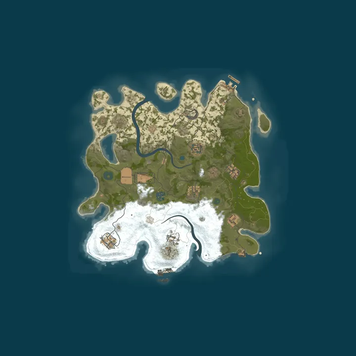 Map of [EU] Rust-France - SOLO ONLY | FULLWIPED 11/10 11.10