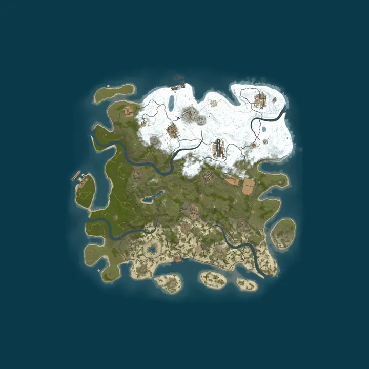 Map of [EU] VillageRust | 3x Vanilla | 10/12
