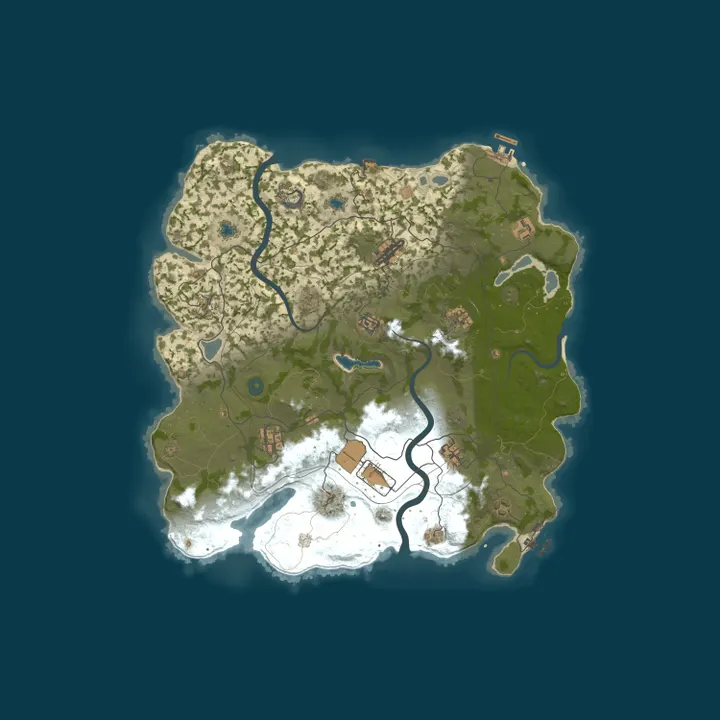 Map of [US] Rust in Peace - 2x Vanilla Fridays | Shared BPs | Max 8