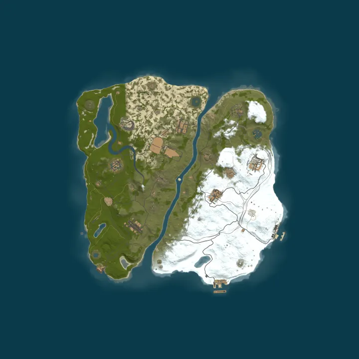 Map of [US] The Wild - Solo/Duo/Trio/Quad