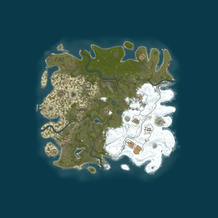 Map of Nordic Rust 3X | Low Decay | Solo/Duo/Trio | DK/SE/NO/ENG