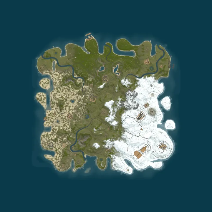 Map of My Untitled Rust Server