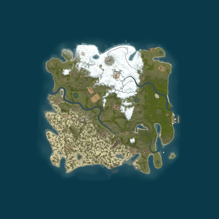 Map of Terra Park USA | 50% Upkeep | NO BP Wipe | Active Admins