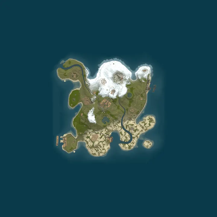 Map of Pine Hosting - Rust Server