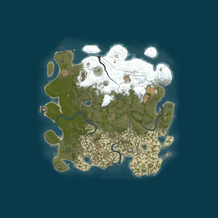 Map of Wastelands Noob Friendly PvE [US]