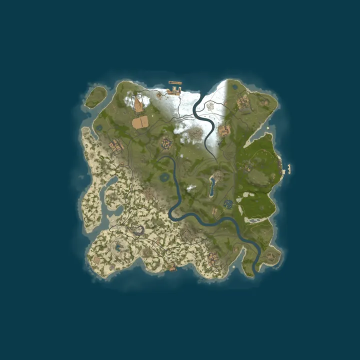 Map of HQM.GG US 10x Monthly Solo/Duo/Trio - Skins - Pvp - ORP