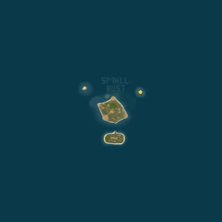 Map of SmallRust | Small map | One grid | Max 2 | X2