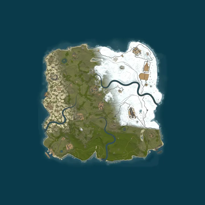 Map of RustResort.com - EU Vanilla | 2X Thursday 08.10