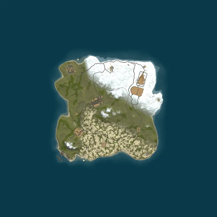 Map of AZARUST#3 [ X100000 | KITS | BATTLEFIELD | PVP ] 12.10