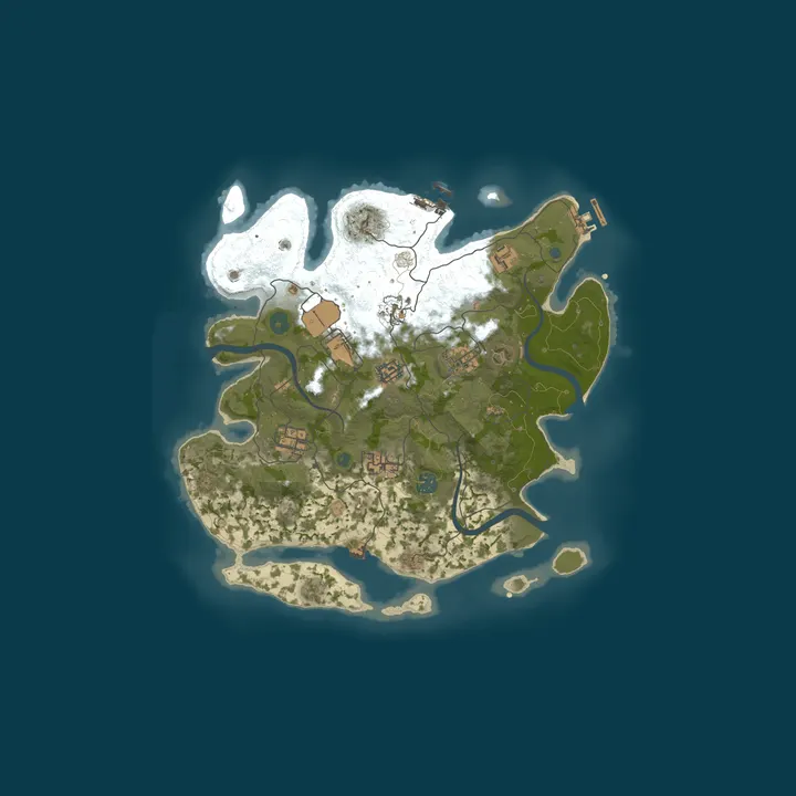 Map of SulfurCraft Rust