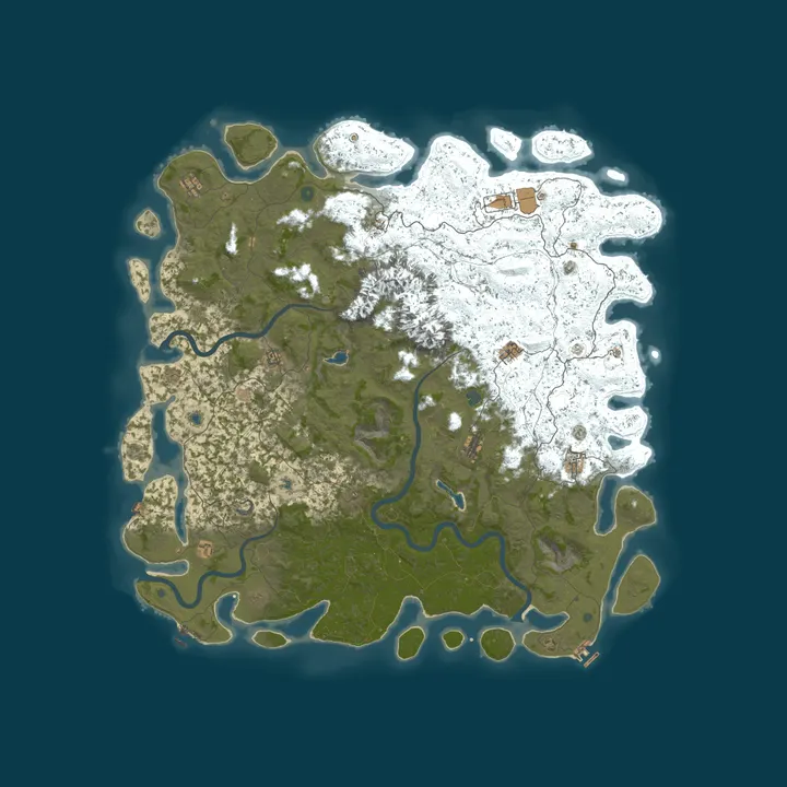 Map of 4Netplayers Jungle Server Test