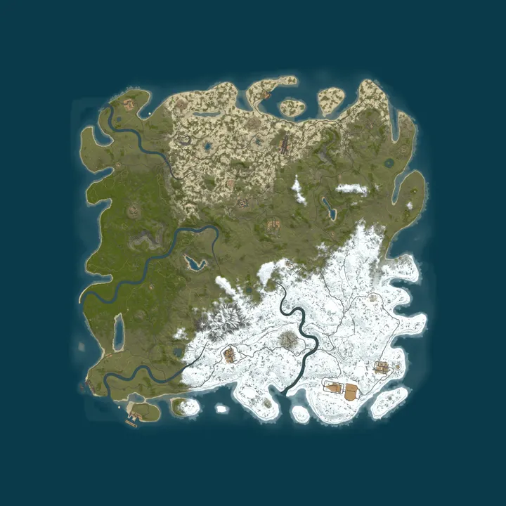 Map of [US] Dark Skies| No Raid | No Killing| No Decay
