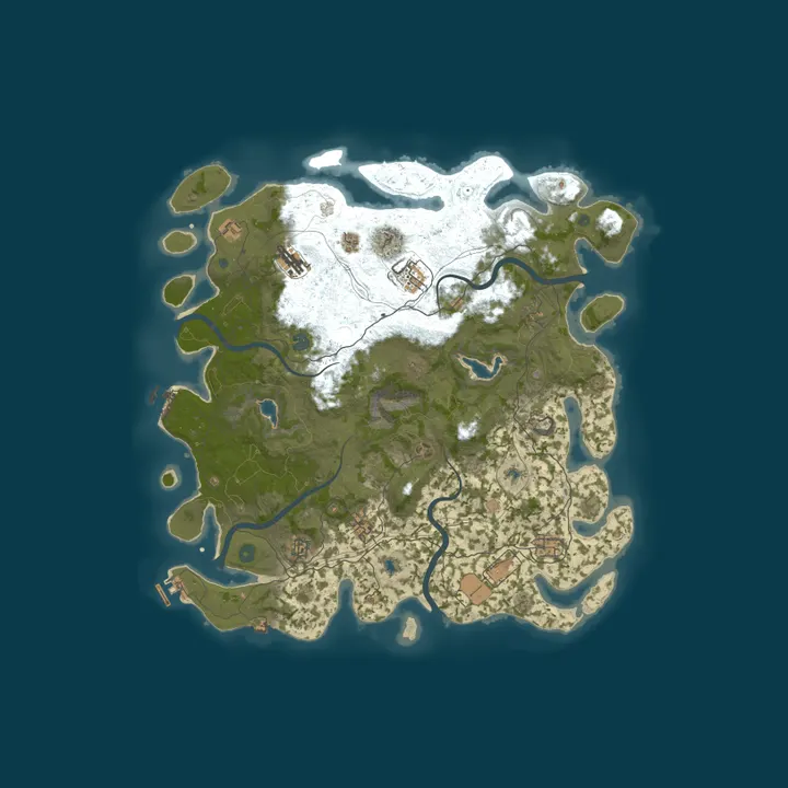 Map of BLACK RUST | ЛАМПОВЫЙ | X2 | DLC EVENT