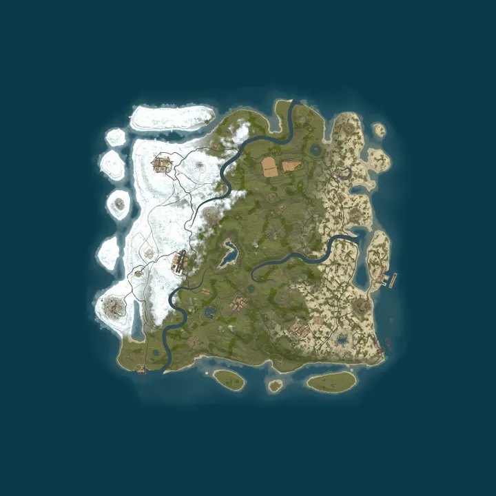 Map of RustyRock+lite Вайп: 01.10 (+FPS, для слабых пк)