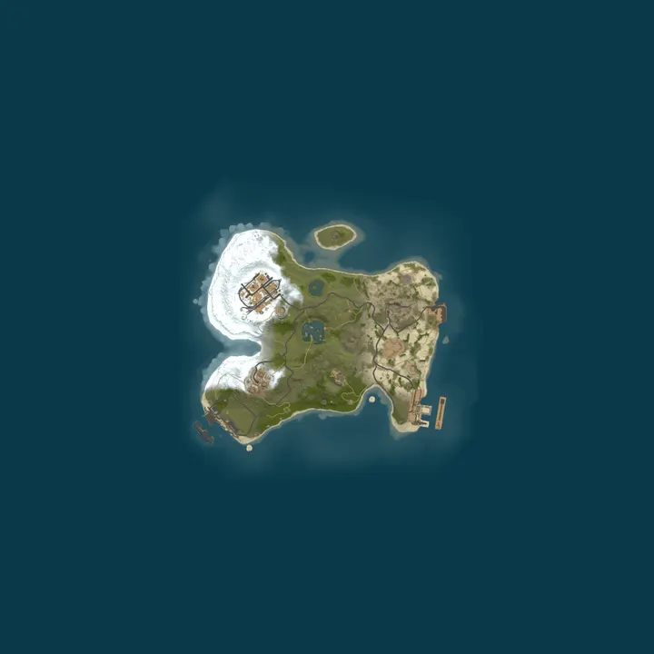 Map of Rust Server by nitrado.net