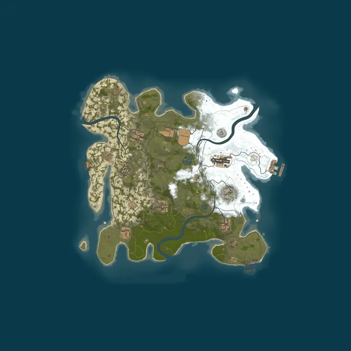 Map of [Baltic] Akmenslandia Small - Latvia | Lithuania | Estonia