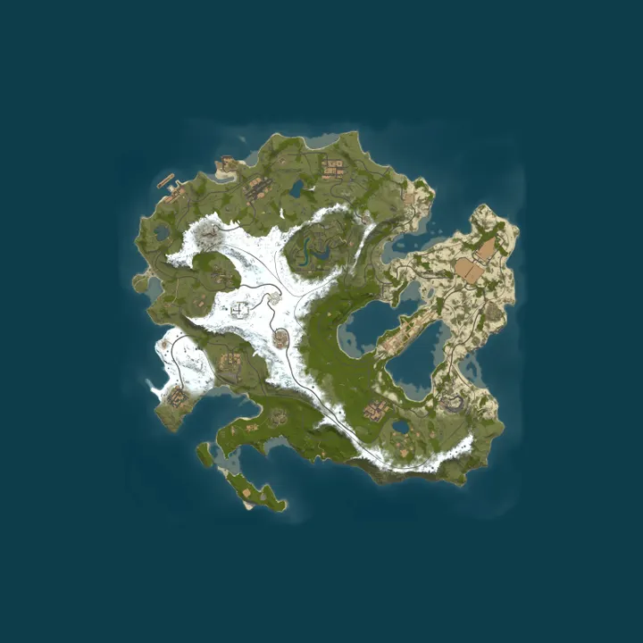 Map of Rust PVE With Custom Monuments & Custom Map/Latest Mods