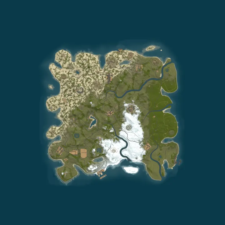 Map of ZOS | ЗОНА ВЫЖИВАНИЯ | Для Новичков