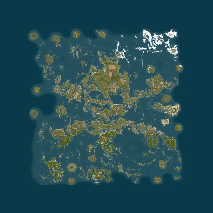 Map of Coconut Cove Pve