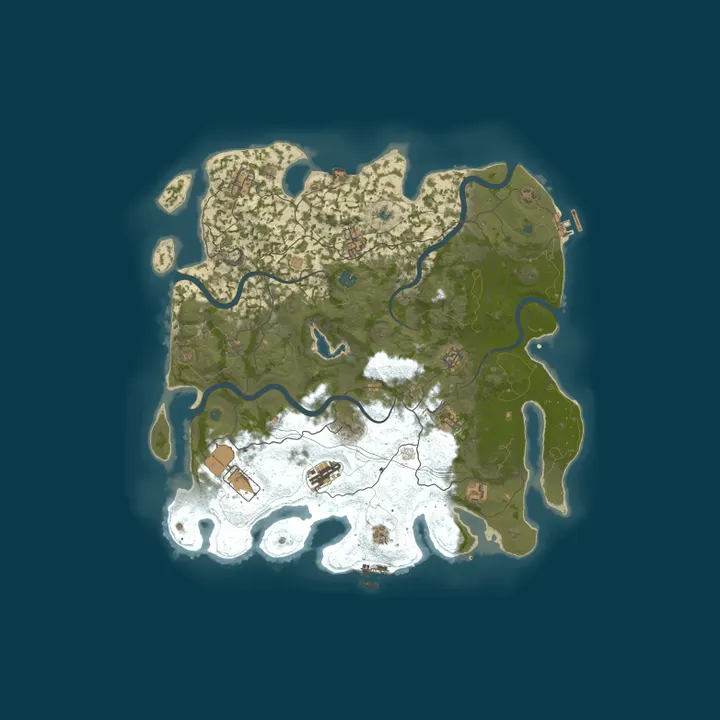 Map of ZLOY RUST 2x | ДЛЯ НОВИЧКОВ | RaidBases | Wipe 10.10