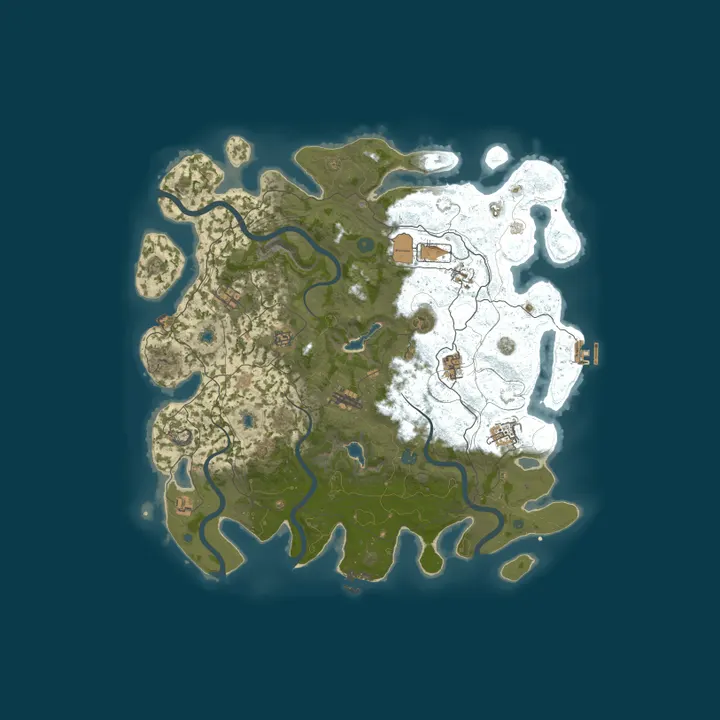 Map of eques gallinaceus