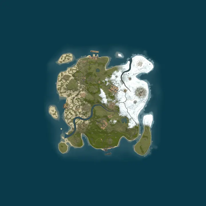 Map of Rust Server