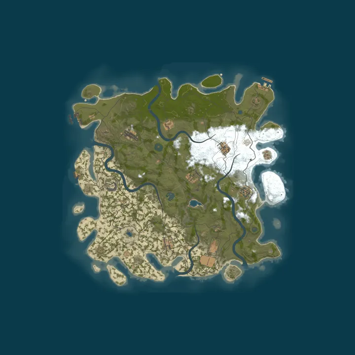 Map of RUSTY LEGENDS [ MAIN | x3 | NOLIMIT ] WIPE 16.10